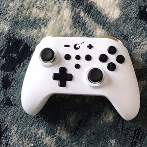 White whireless  Gaming Controller for switch, widows, and IOS